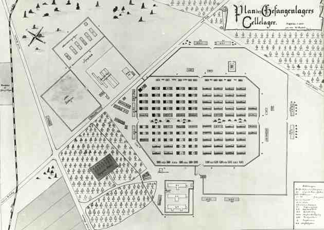 Mappa del Lager di Celle