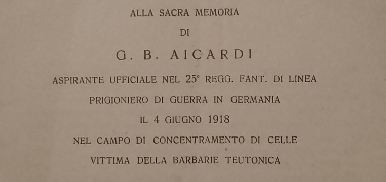 Dedica a G. B. Aicardi