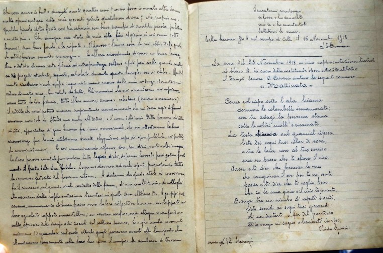 Giacomo Desana,, Diario (Quaderno Cellelager)